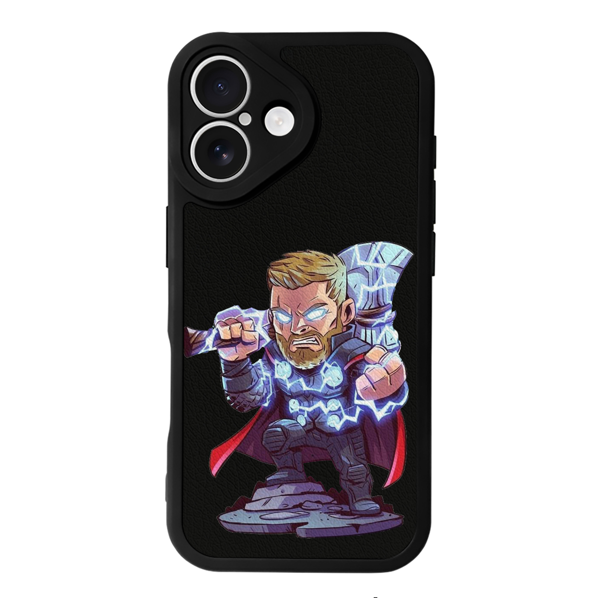 （画像用） アベンジャーズ The Avengers 【iPhone 16シリーズ対応】シリコンスマホケース（レザー調） 材質：シリコン
